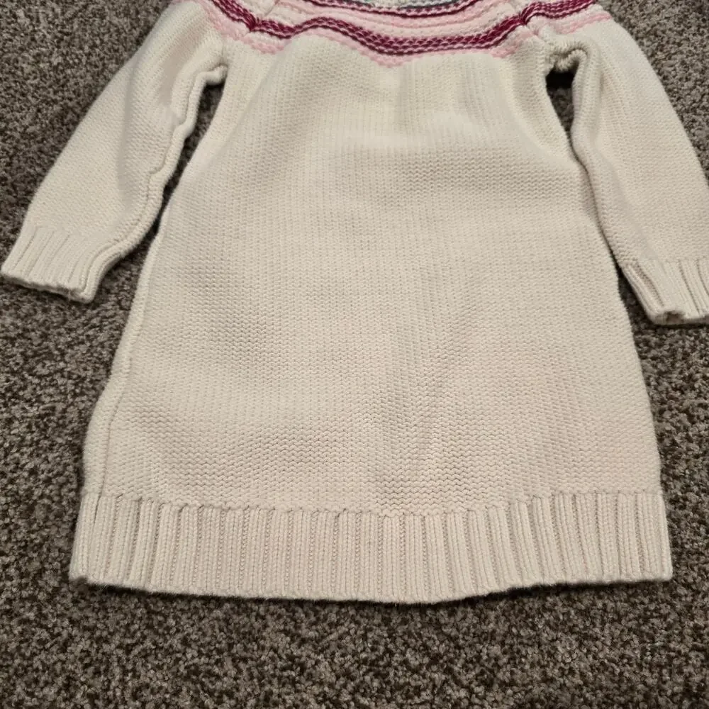 Girl's Baby Gap Cream Sweater Dress | Size 4